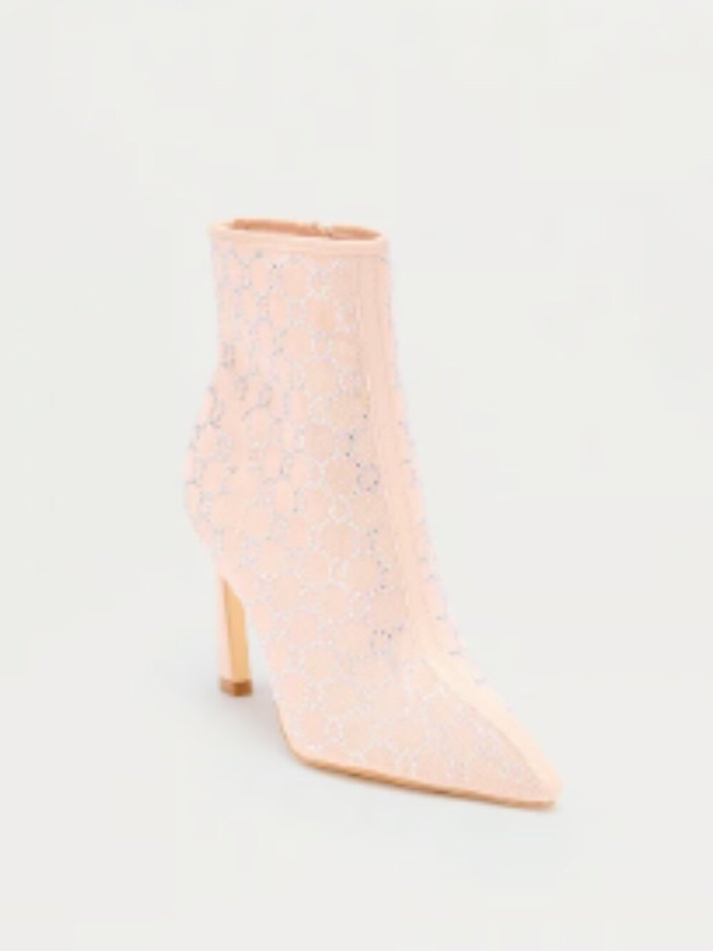 Avenley Rhinestone Mesh Booties - Picture 5 of 5